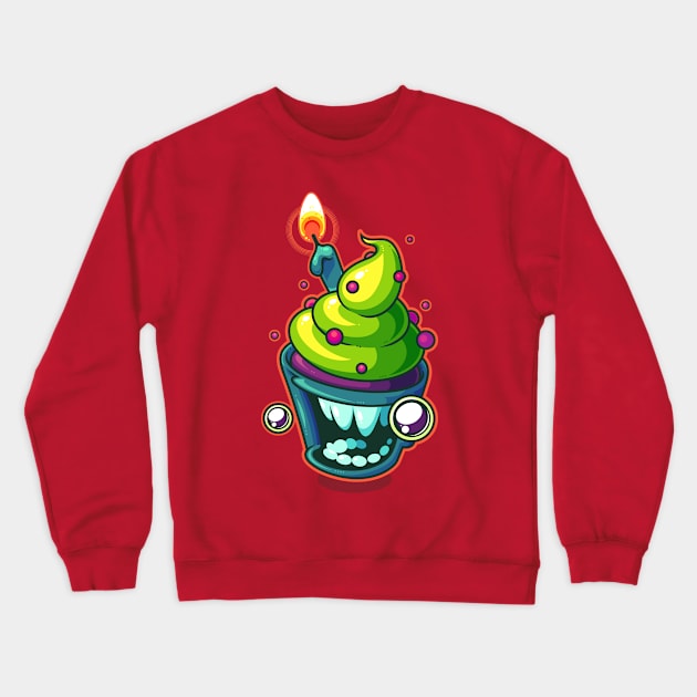 Excited Edible Crewneck Sweatshirt by ArtisticDyslexia